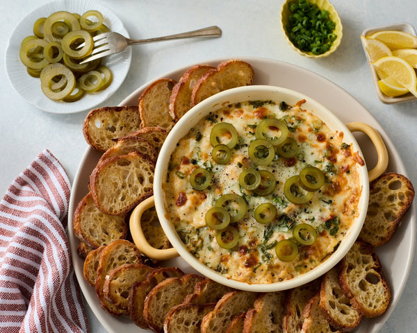 Crab Dip with Kelp Pickles