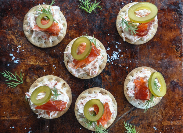 Dill Kelp Pickle Salmon Spread